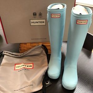 Hunter Tall Boots - Pale Mint